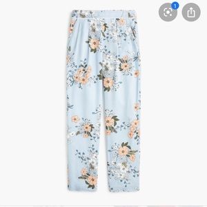 J Crew high rise pant in garden floral